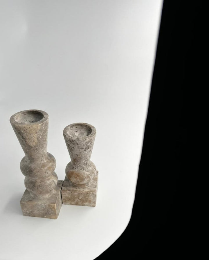 travertino-grey-marble-candle-holder-set
