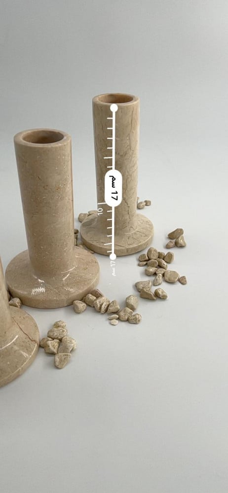 cream-marvel-marble-pillar-candle-holder-set