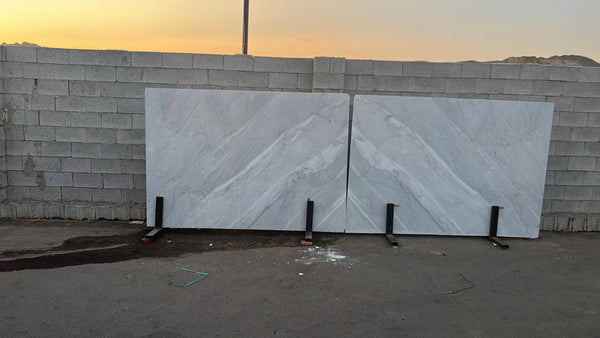 ألواح رخام كرارا ايطالي جديد