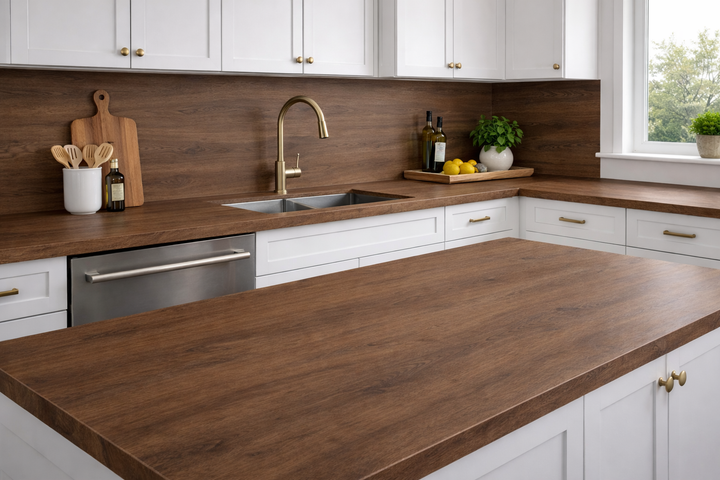 ROVERE ROSSO NATURALE | Italian Wood Look Porcelain Tiles – أرض الفخامة