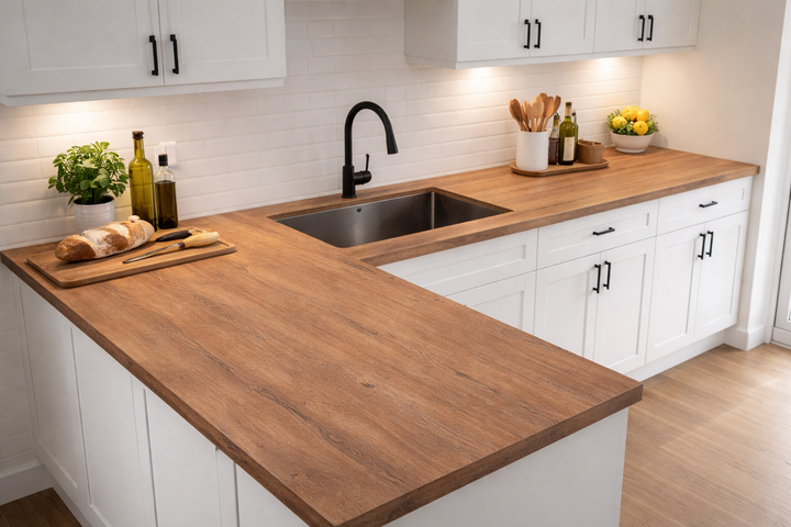 ROVERE ROSSO NATURALE | Italian Wood Look Porcelain Tiles – أرض الفخامة