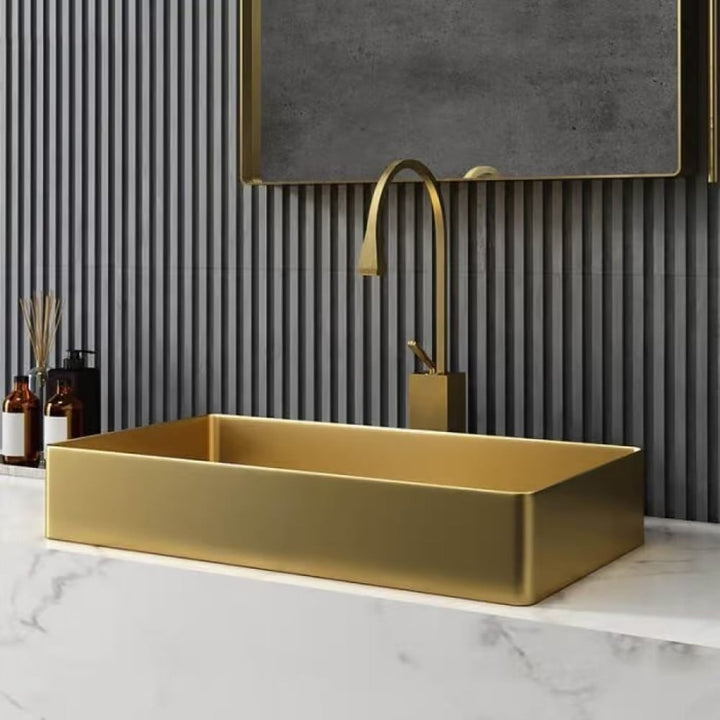 single-matte-gold-square-bathroom-sink
