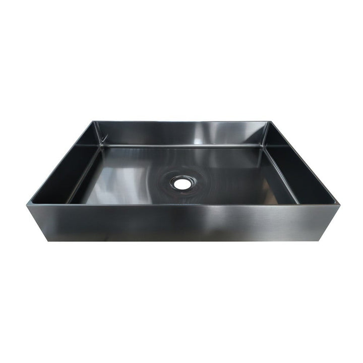 single-matte-square-titanium-bathroom-basin