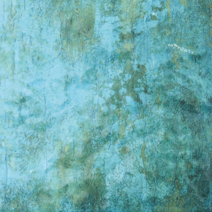 Keystone Turquoise Keystone 15x15 | Spanish Turquoise Metallic Porcelain Tile – أرض الفخامة