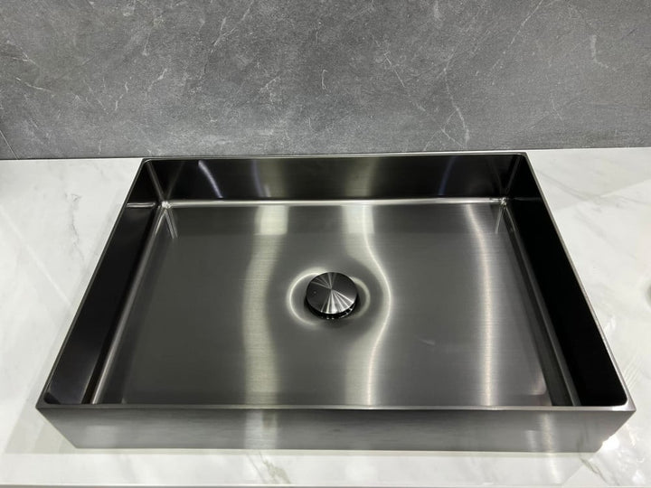 single-matte-square-titanium-bathroom-basin
