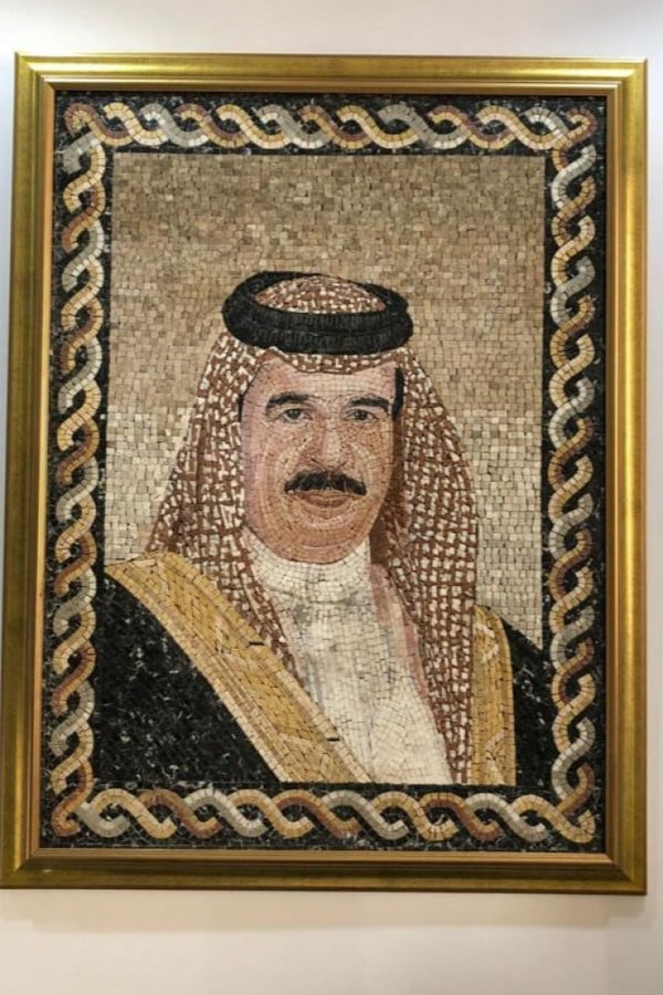marble-mosaic-panel-of-his-majesty-king-hamad-bin-isa-al-khalifa-of-bahrain