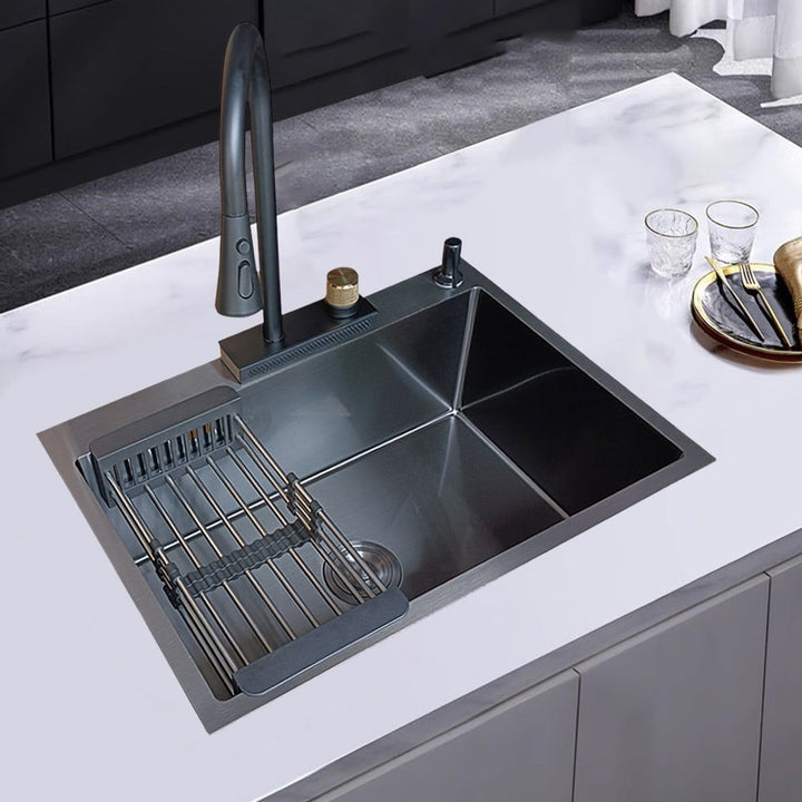 kitchen-sink-304-stainless-steel-nano-coating-waterfall-sink-rainfall-sink-workstation-sink-home-sink-vegetable-sink-single-bowl-with-pull-out-faucet-single-run--hy7050-ge