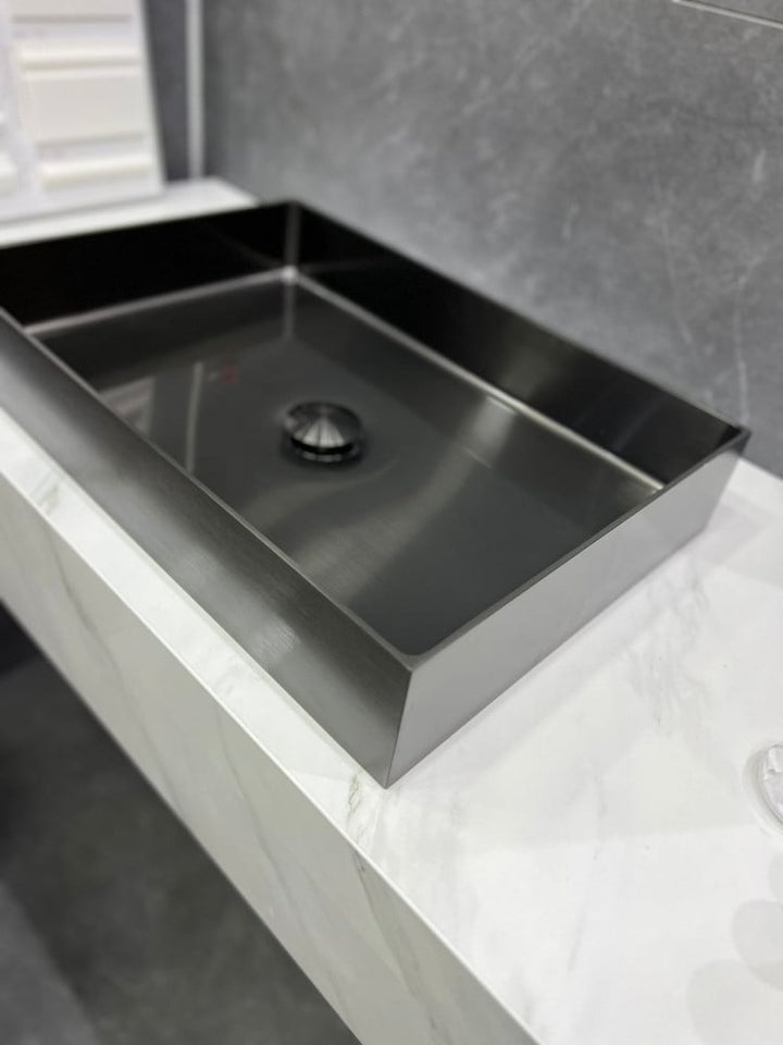 single-matte-square-titanium-bathroom-basin