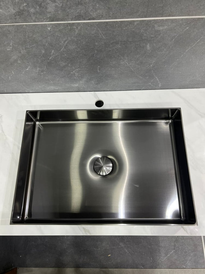 single-matte-square-titanium-bathroom-basin