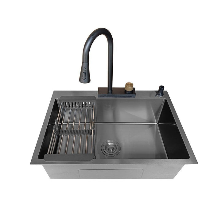 kitchen-sink-304-stainless-steel-nano-coating-waterfall-sink-rainfall-sink-workstation-sink-home-sink-vegetable-sink-single-bowl-with-pull-out-faucet-single-run--hy7050-ge