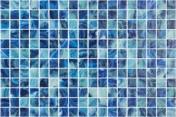 Mix Blue Blend | 31*46 | Pool Mosaic