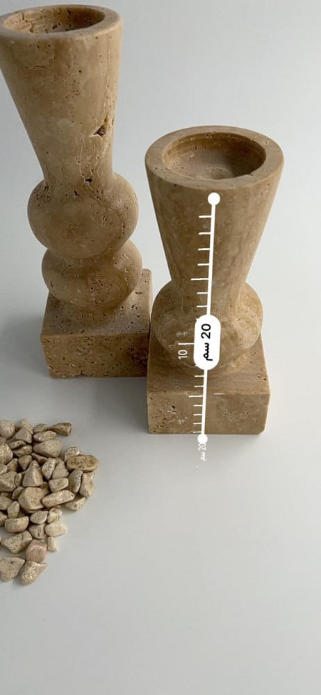 beige-travertine-marble-candle-holder-set