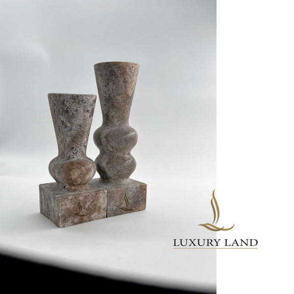 travertino-grey-marble-candle-holder-set
